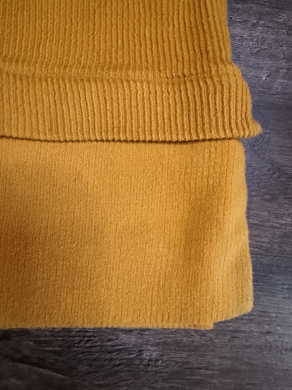 J. Jill Women's Yellow Solid Henley Hoodie Cotton Knit Pullover. Size S - Picture 2 of 5